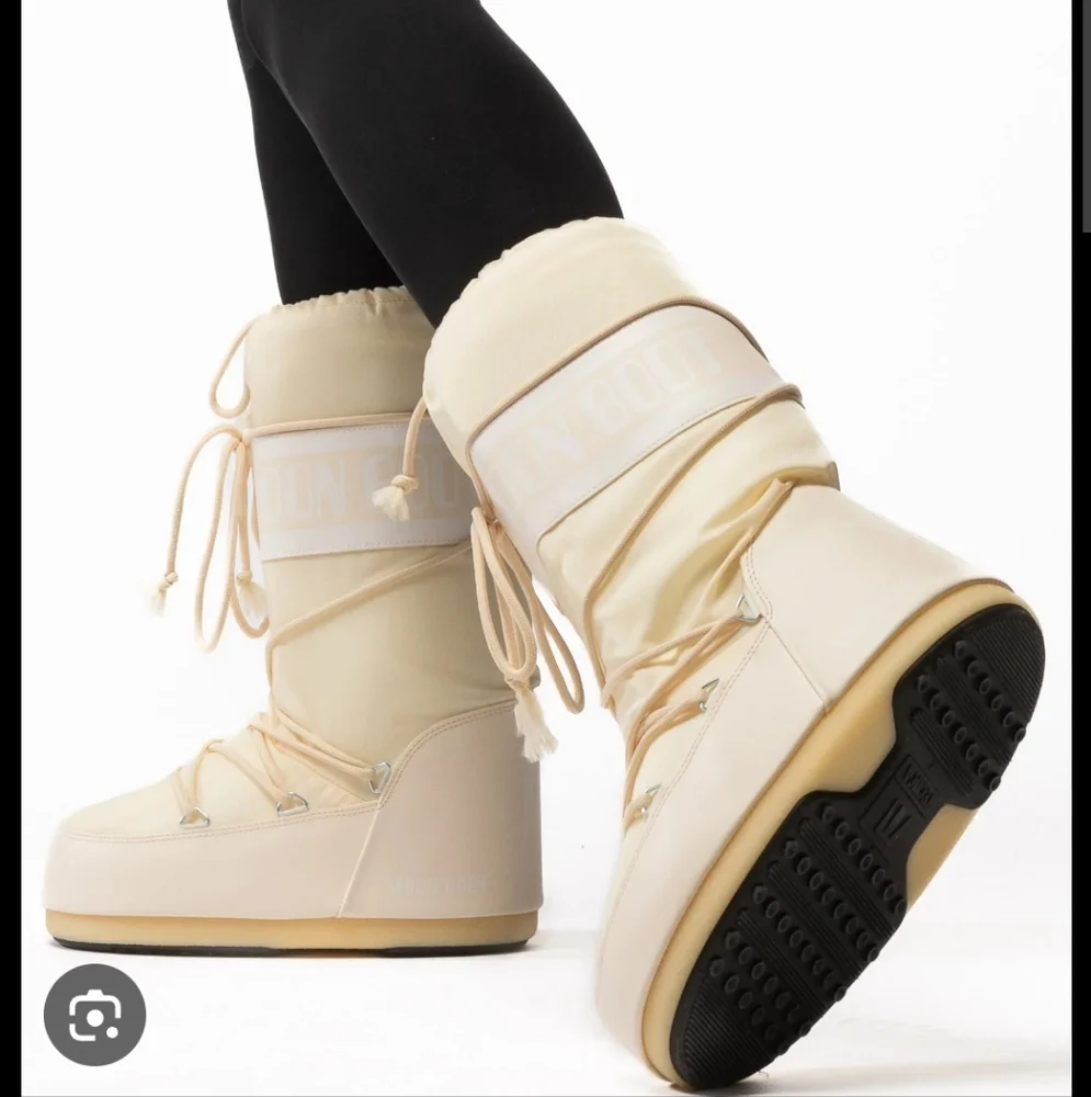 Moon Boot Icon Cream Snow Boots Moon Boots Ivory Snow Boot Moon Boot Icon - Picture 4 of 13
